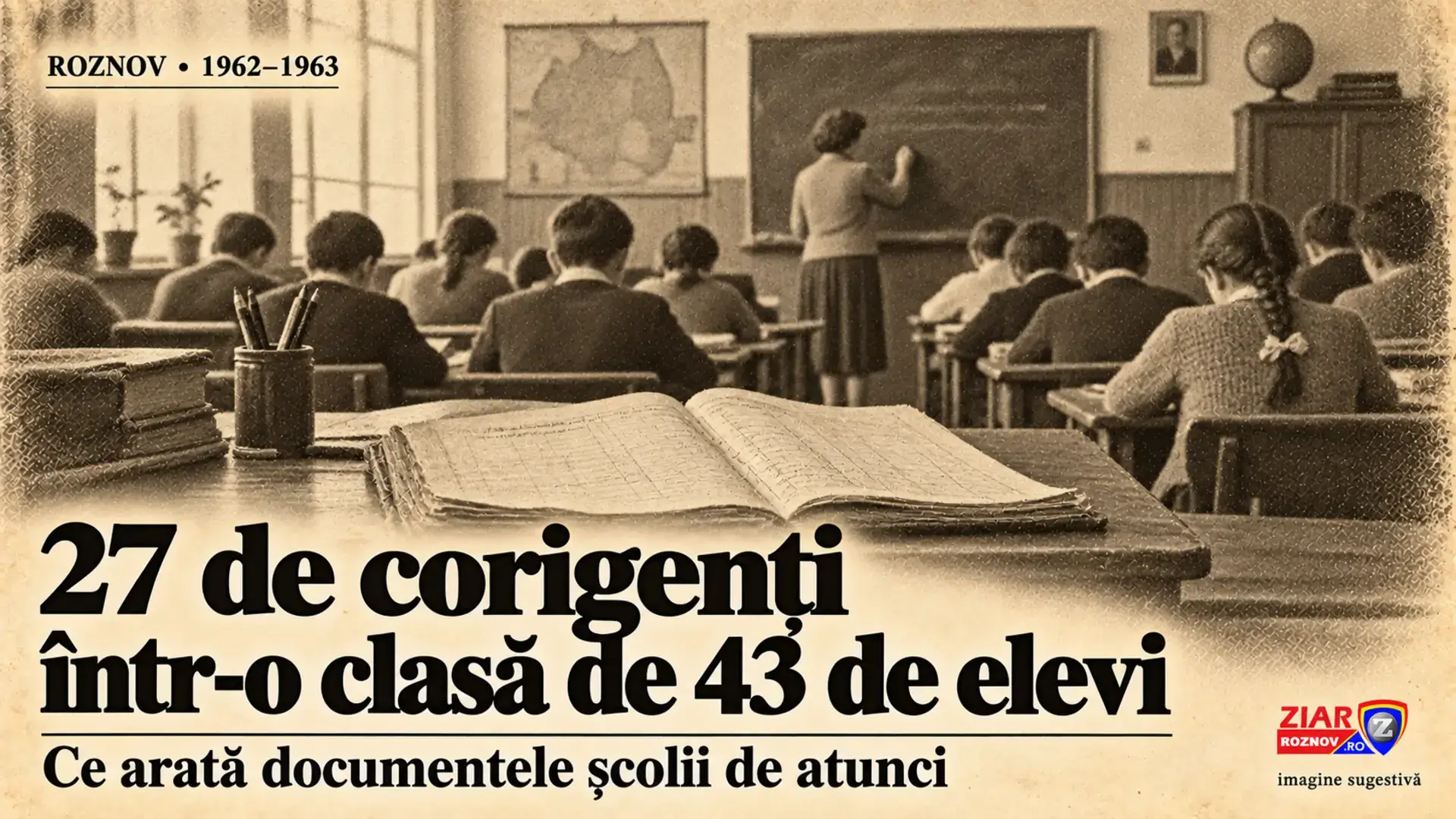 27 de corigenți într-o clasă de 43 de elevi, la Roznov
