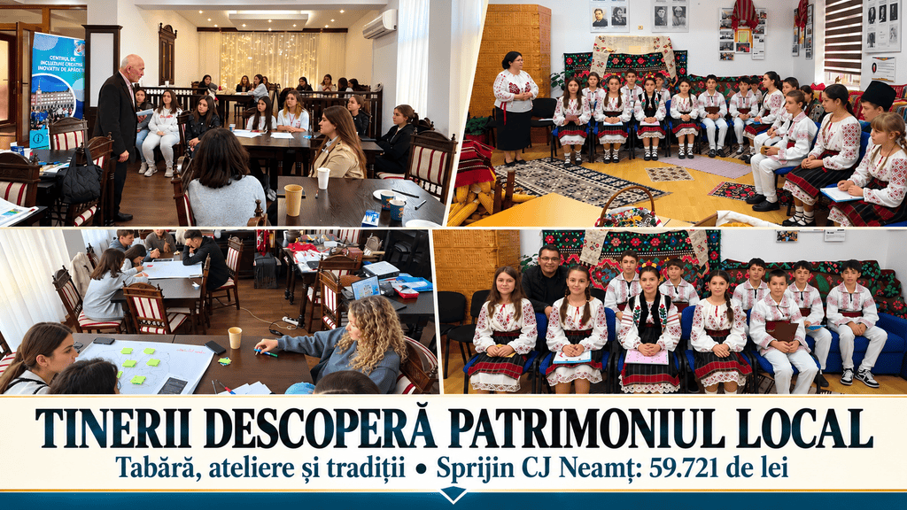 Elevii din Neamț descoperă patrimoniul și tradițiile locale