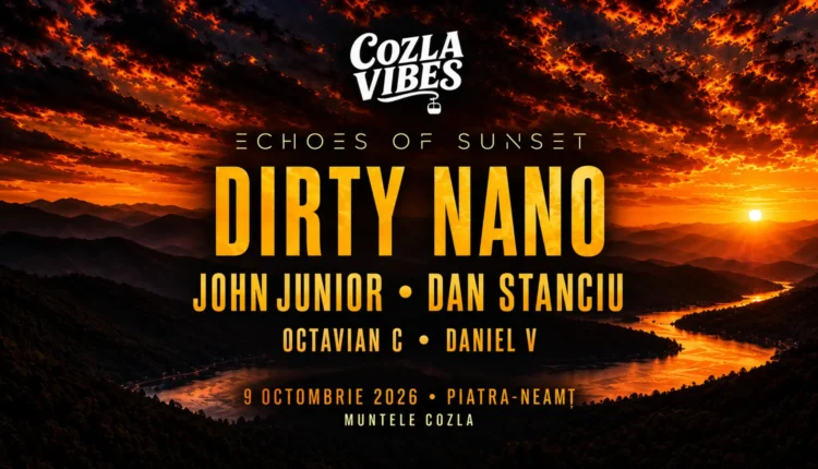 Dirty Nano pe Cozla – Echoes of Sunset, 9 octombrie 2026