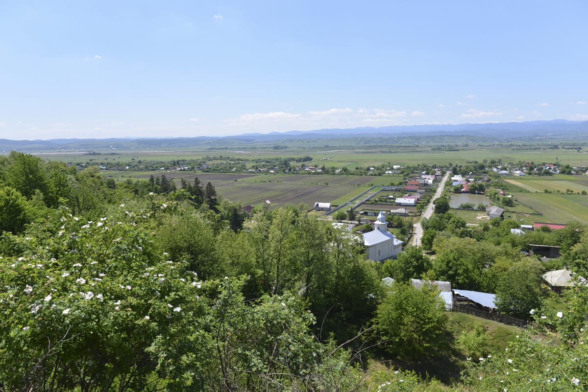 Zona sitului arheologic de pe Dealul Cetățuia din Costișa