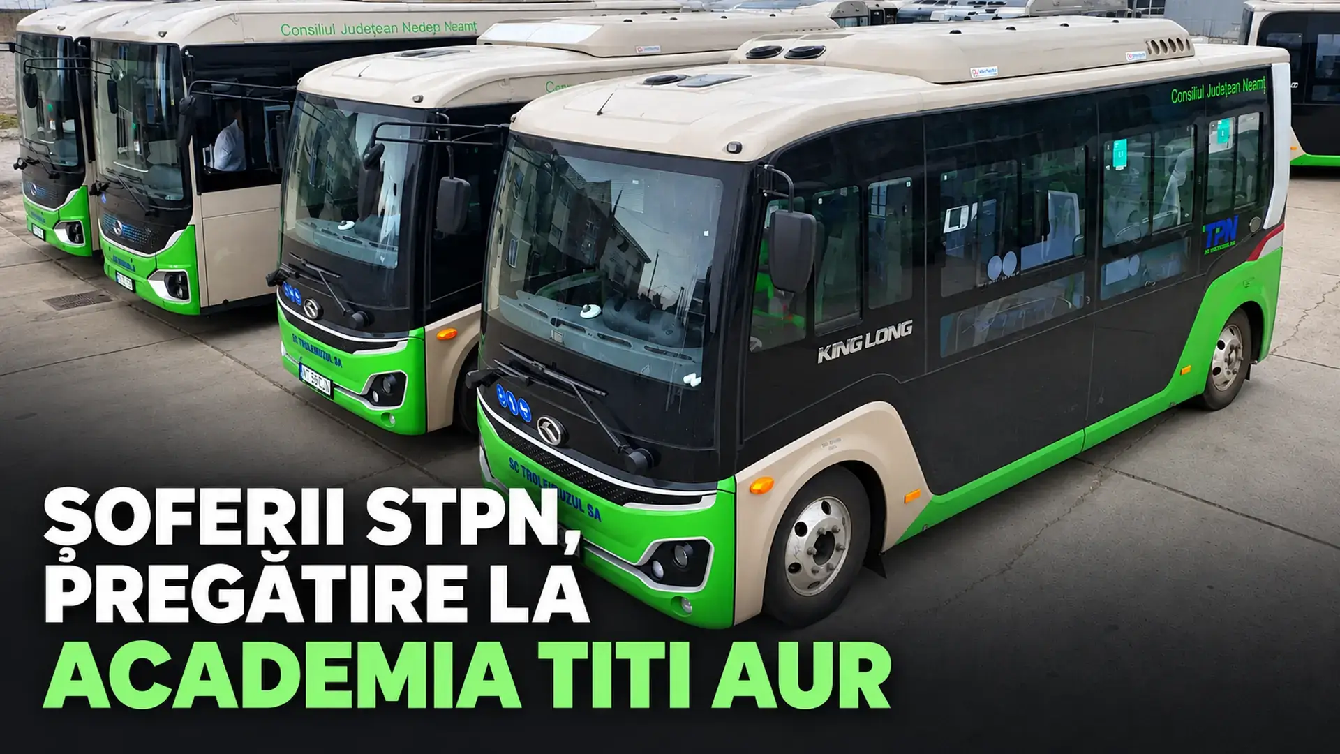 Autobuze STPN, copertă despre pregătirea șoferilor la Academia Titi Aur